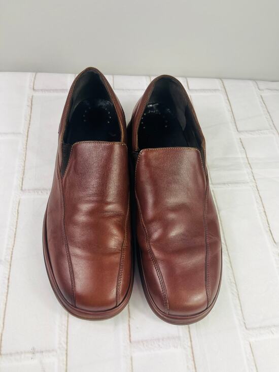 Mephisto men\'s brown leather dress shoes slip on sz 12 main image 10